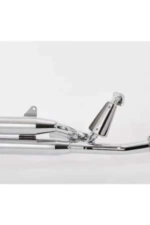 Sistema di scarico Falcon "Cromo Line - Slash Cut" Yamaha XV 535 Virago con EG-BE Promo Stagionale